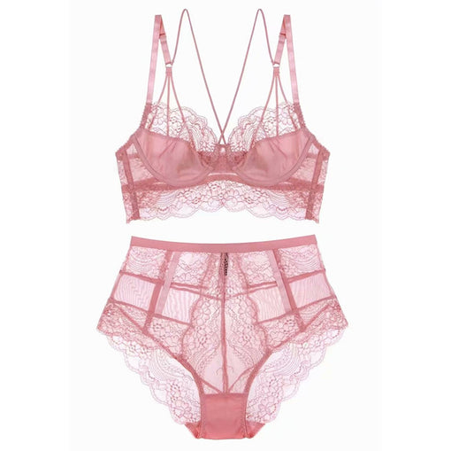 Sexy Unline Lace confortable Underwire Bra & Panty Sets [BRPY0002]