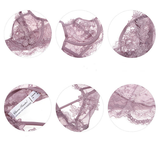 Sexy Unline Lace confortable Underwire Bra & Panty Sets [BRPY0003]