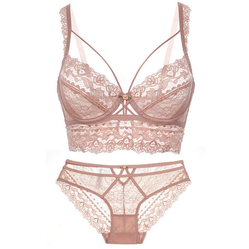 Sexy Unline Lace confortable Underwire Bra & Panty Sets [BRPY0004]