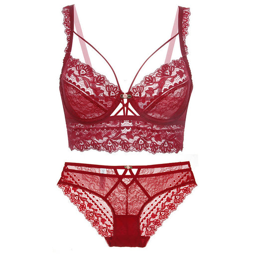 Sexy Unline Lace confortable Underwire Bra & Panty Sets [BRPY0004]