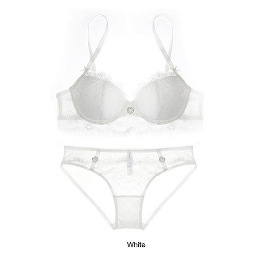 Lightly Lined Underwire Lace Bra & Panty Sets [BRPY0006]