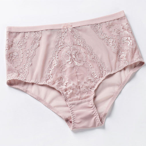 Lace Embroidery Underwire Unlied Bra & Panty Sets [BRPY0013]