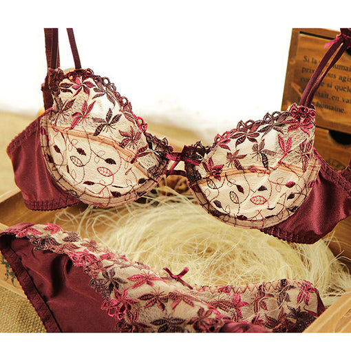 Lace Sexy Underwire Unlied Bra & Panty Sets [BRPY0015]