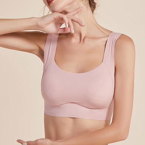 Comfortable Seamless Simple Mulberry Silk Tank Top Wireless Underwear Bras & Bralettes [GDBR0032]