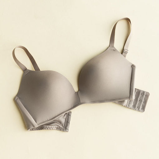 Minimizer Gathering Seamless Sexy Mulberry Silk 3/4 Cup Wireless Underwear Bras & Bralettes [GDBR0088]